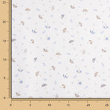 Piqué Baumwolle Regenschirm Blau und Beige - Ribes y Casals
