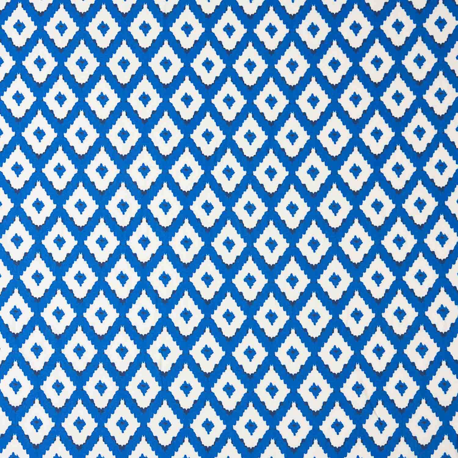 Blaue Ikat-bedruckte Viskose - Ribes y Casals