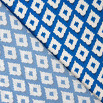 Blaue Ikat-bedruckte Viskose - Ribes y Casals