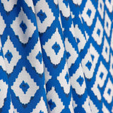 Blaue Ikat-bedruckte Viskose - Ribes y Casals