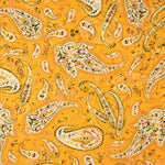 Viskose mit Paisley-Muster, weiches Orange - Ribes y Casals