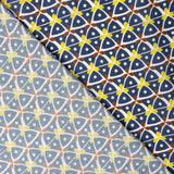 Bedruckte Viskose Kaleido Marineblau - Ribes y Casals