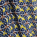 Bedruckte Viskose Kaleido Marineblau - Ribes y Casals