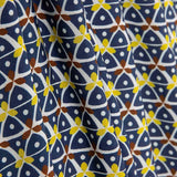 Bedruckte Viskose Kaleido Marineblau - Ribes y Casals
