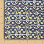 Bedruckte Viskose Kaleido Marineblau - Ribes y Casals