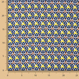 Bedruckte Viskose Kaleido Marineblau - Ribes y Casals