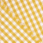Popeline Baumwolle Popeline Popeline kariert Maxi ocker 140 x 145 cm - Ribes y Casals