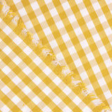 Popeline Baumwolle Popeline Popeline kariert Maxi ocker 140 x 145 cm - Ribes y Casals