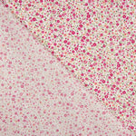 Popeline aus Bio-Baumwolle Bio-Baumwolle Fuchsia Thousand Flowers Print - Ribes y Casals