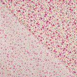 Popeline aus Bio-Baumwolle Bio-Baumwolle Fuchsia Thousand Flowers Print - Ribes y Casals