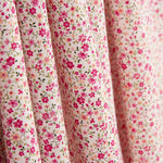 Popeline aus Bio-Baumwolle Bio-Baumwolle Fuchsia Thousand Flowers Print - Ribes y Casals