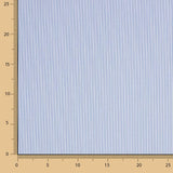 Popeline aus Bio-Baumwolle Bio-Baumwolle Blau-Weiß-Millistreifen - Ribes y Casals