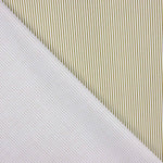 Bio-Baumwoll-Popeline Bio-Baumwolle Milli-Stripes Grün und Weiß - Ribes y Casals