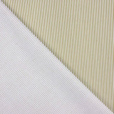 Bio-Baumwoll-Popeline Bio-Baumwolle Milli-Stripes Grün und Weiß - Ribes y Casals