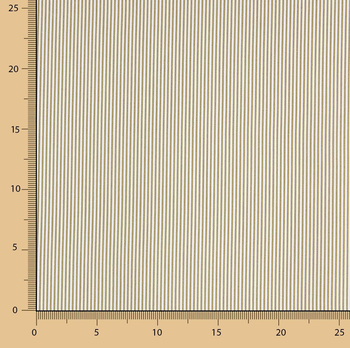 Bio-Baumwoll-Popeline Bio-Baumwolle Milli-Stripes Grün und Weiß - Ribes y Casals