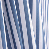 Bio-Baumwoll-Popeline Bio-Baumwoll-Streifen Blau und Weiß - Ribes y Casals
