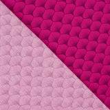 Fuchsia Fans Bedruckte Baumwolle Popeline - Ribes y Casals