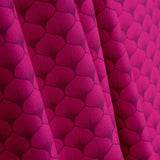 Fuchsia Fans Bedruckte Baumwolle Popeline - Ribes y Casals
