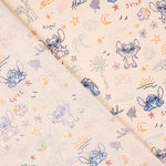 Stitch y Angel Bedruckter Baumwoll-Popeline-Stoff - Verschiedene Größen x Breite 150 cm - Ribes y Casals