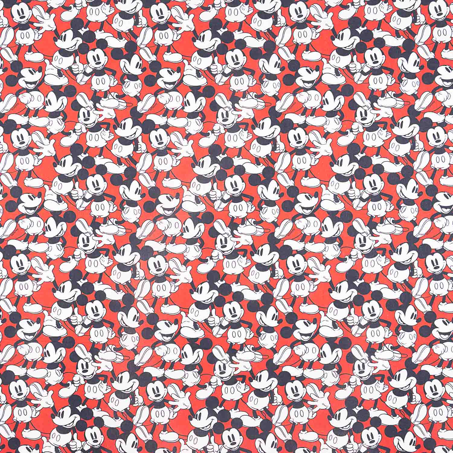 Mickey Mouse bedruckte Baumwollpopeline - Ribes y Casals