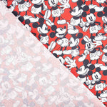 Mickey Mouse bedruckte Baumwollpopeline - Ribes y Casals