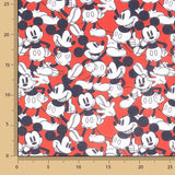 Mickey Mouse bedruckte Baumwollpopeline - Ribes y Casals
