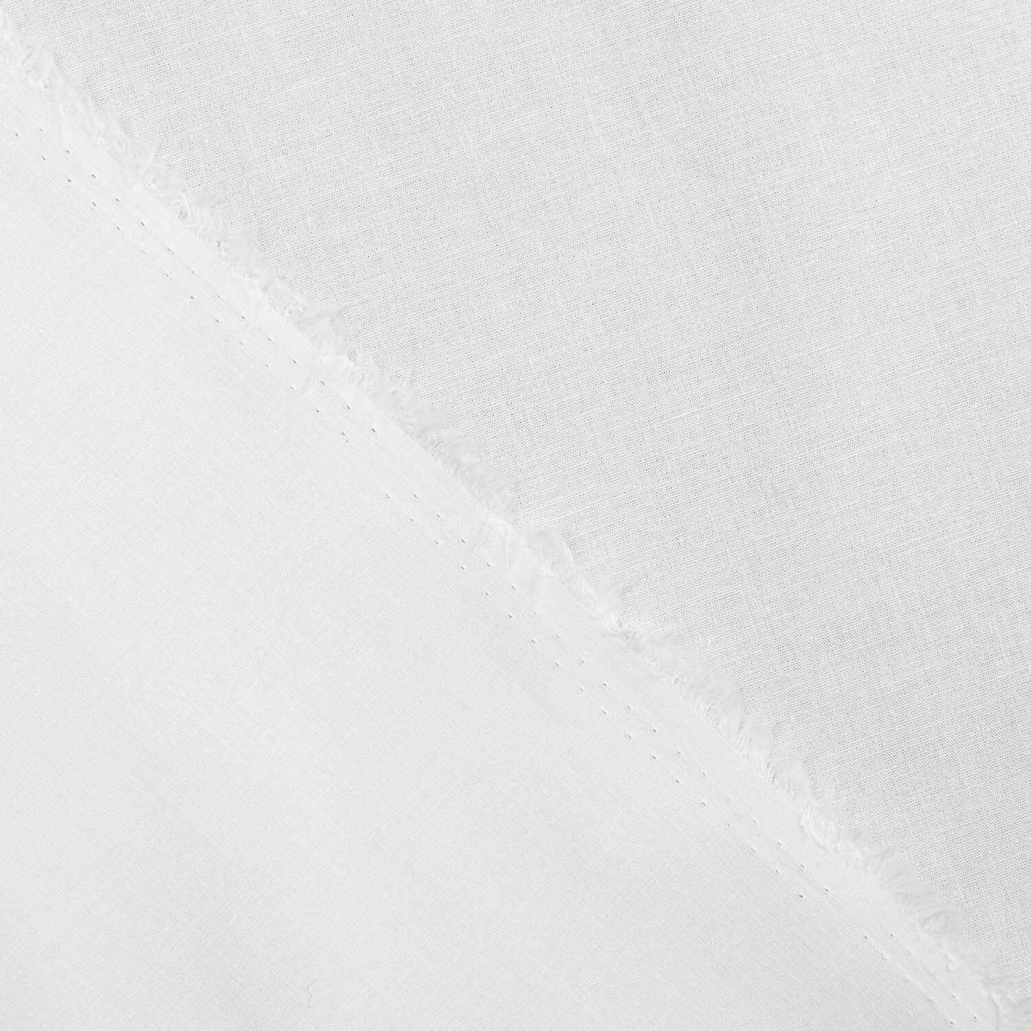 Restposten Popeline Spandex Weiß – Verschiedene Maße x Breite 140 cm - Ribes y Casals