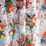 Bedruckte Baumwoll-Popeline DC Comics Superhelden - Ribes y Casals