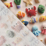 Kawaii-Baumwoll-Cretona mit Meeresboden-Motiv - Ribes y Casals