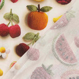 Cretona Baumwolle mit Gourmet-Fruchtmuster - Ribes y Casals
