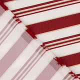 Flaches Polyester Gestreiftes Polyester Lurex Kastanienbraun und Gold - Ribes y Casals