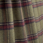 Canvas im Leinenstoff-Look mit Karos im Highlands-Stil, Grün-Khaki - Ribes y Casals