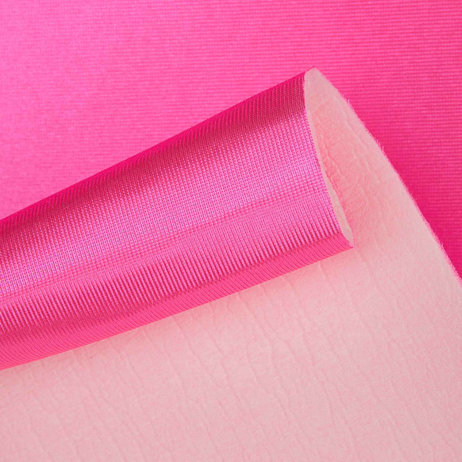 Aufgeschäumter Stoff Rasete Fluor Pink - Ribes y Casals