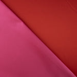 Wendbarer Mikado-Satin in den Farben Rot und Fuchsia - Ribes y Casals