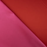 Wendbarer Mikado-Satin in den Farben Rot und Fuchsia - Ribes y Casals