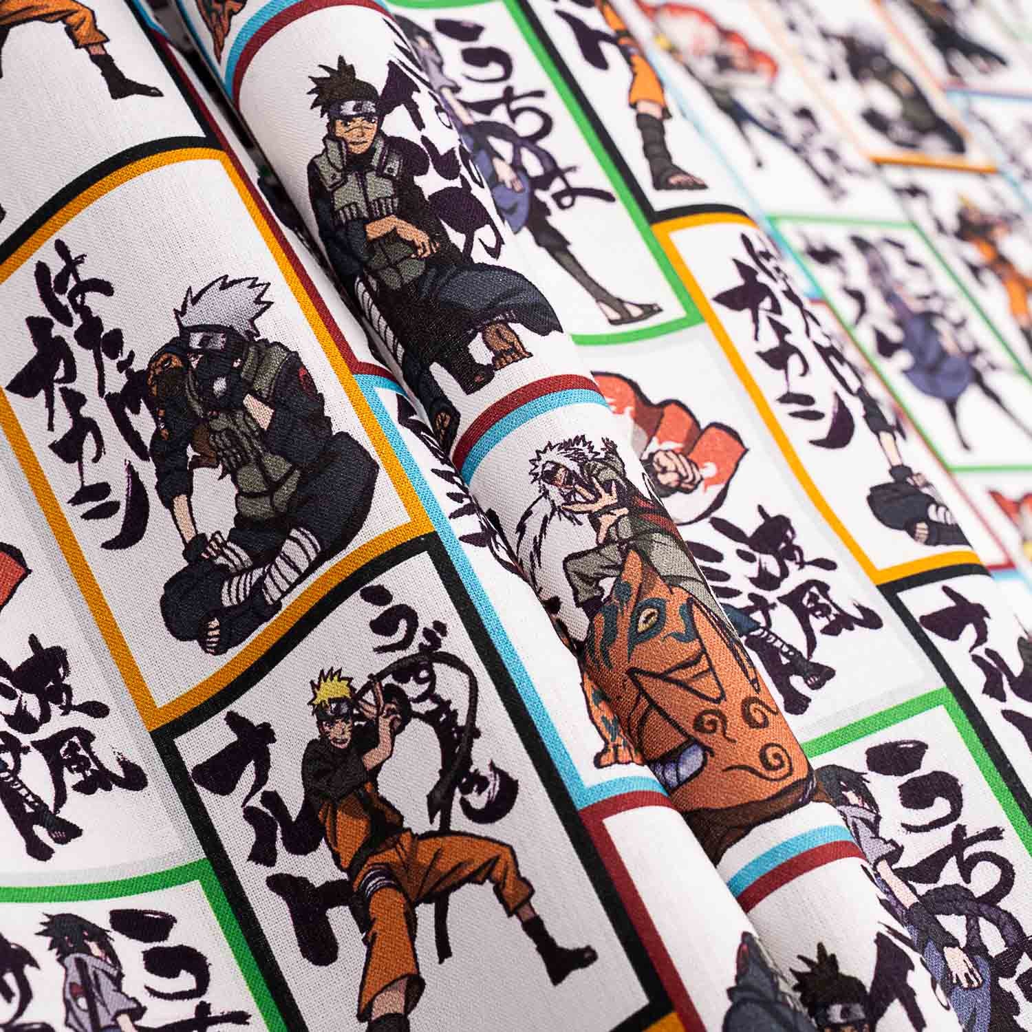 Naruto Bedruckte Baumwolle Popeline - Ribes y Casals