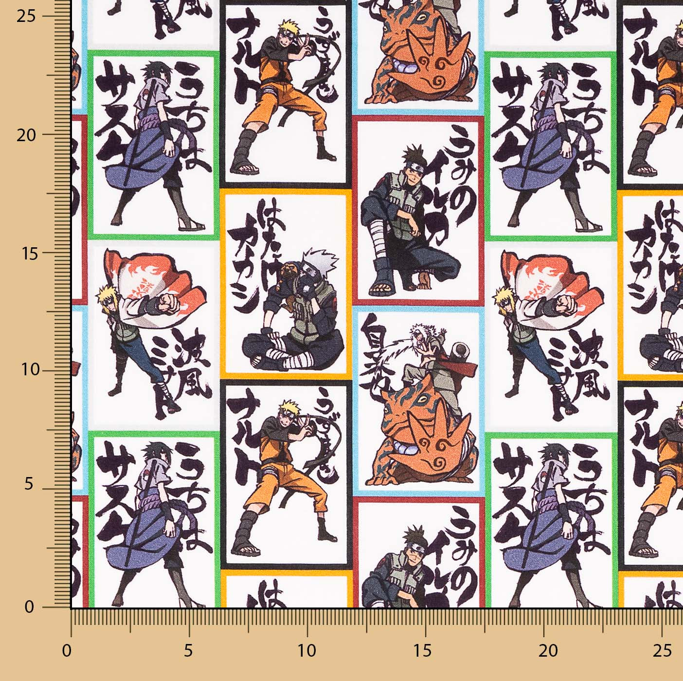 Naruto Bedruckte Baumwolle Popeline - Ribes y Casals
