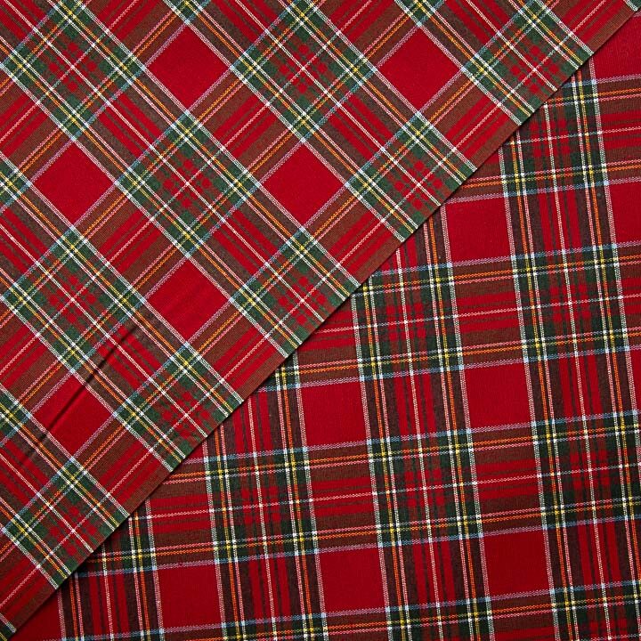 Mini Christmas Tartan Tartan Feinleinen - Ribes y Casals
