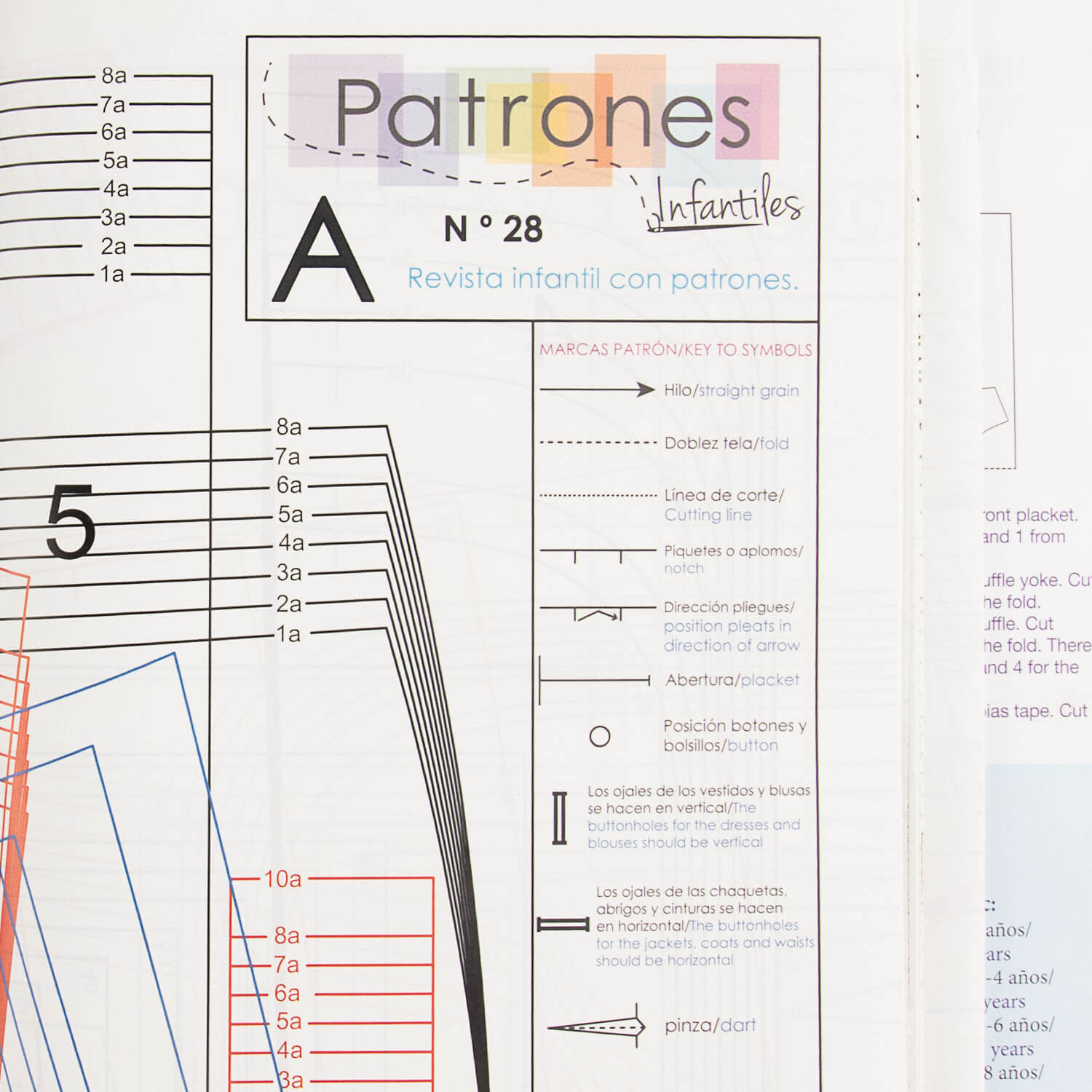 Schnittmuster Kindermode nº28 - Ribes y Casals