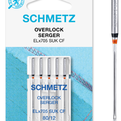 Schmetz Overlock-Nadeln ELx705 SUK CF Jersey - Ribes y Casals
