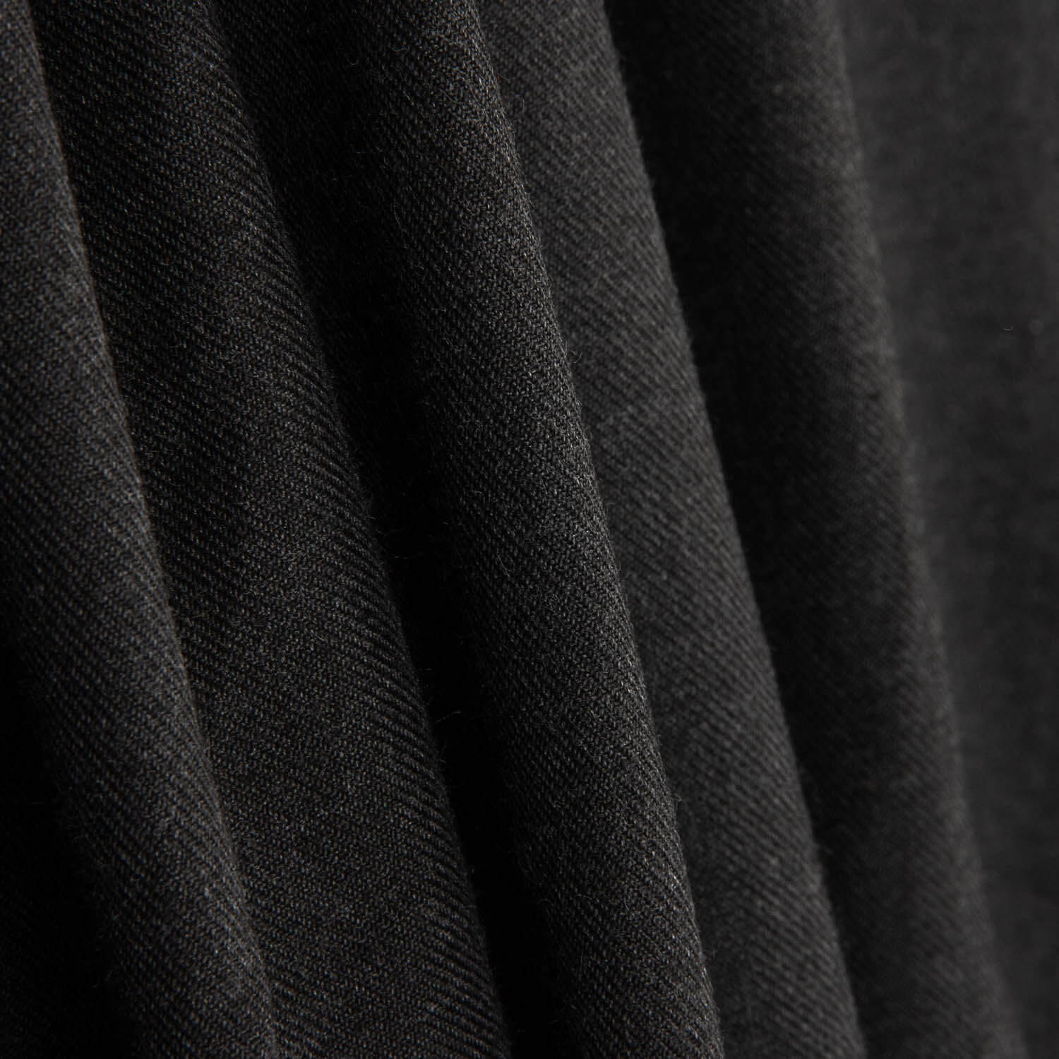 Twill Anthrazitgrau Polyester Viskose - Ribes y Casals