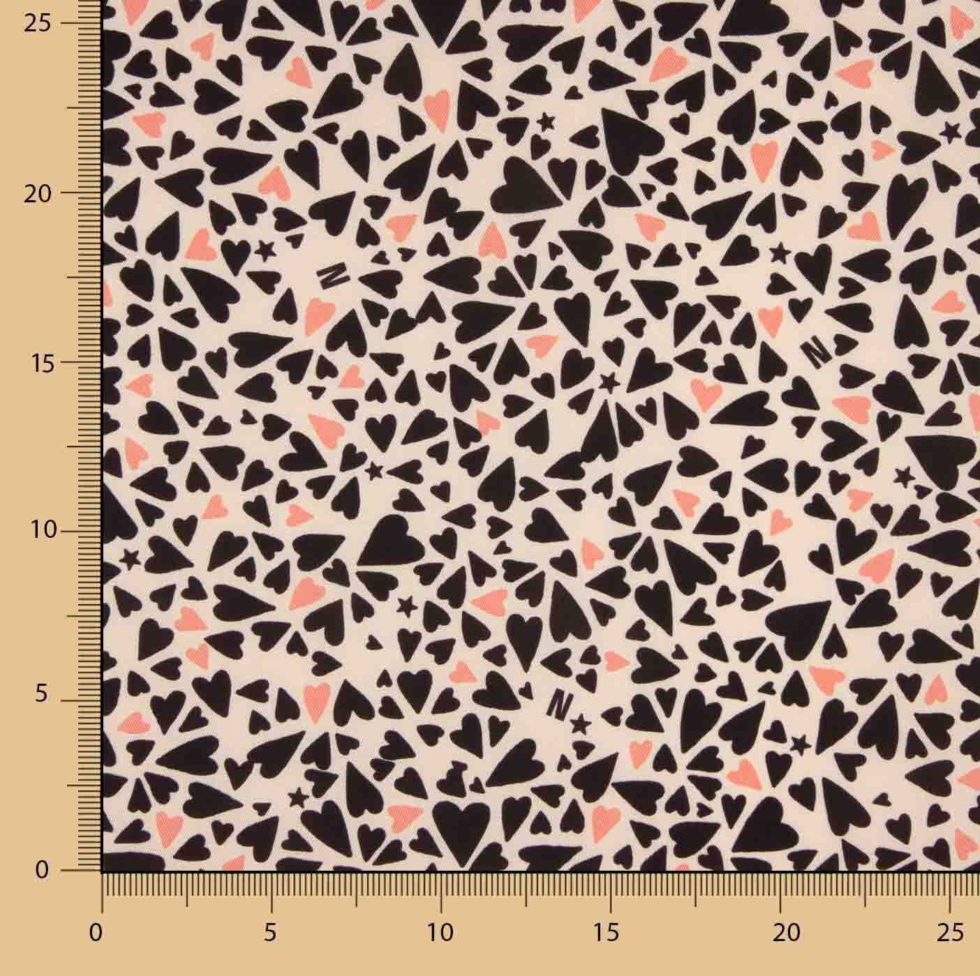 Twill Polyester Mini Love - Ribes y Casals