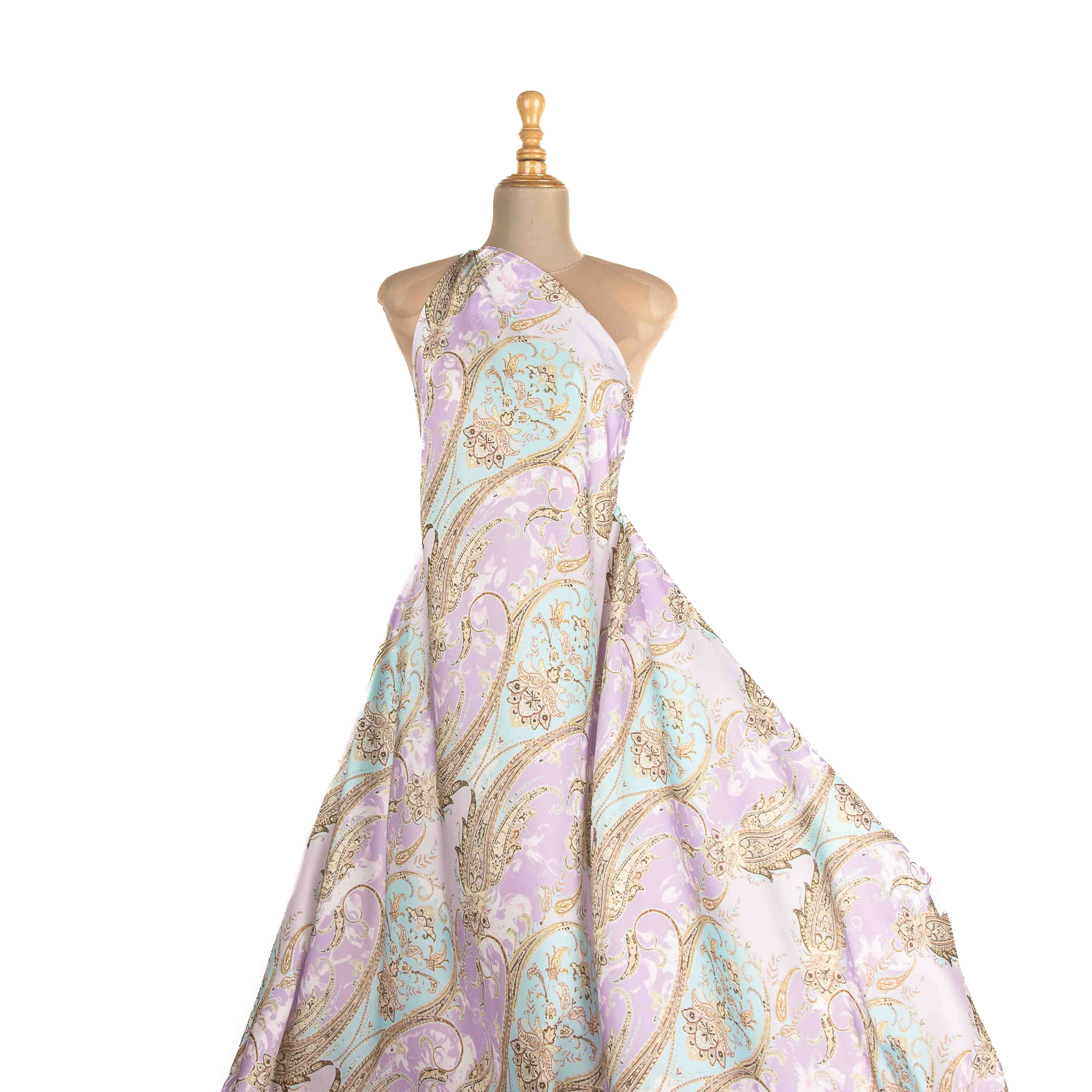 Lavendel Kaschmir Druck Satin - Ribes y Casals