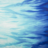 Blauer Satin mit Wasserfallmuster - Ribes y Casals