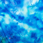 Blauer Flash Print Satin - Ribes y Casals