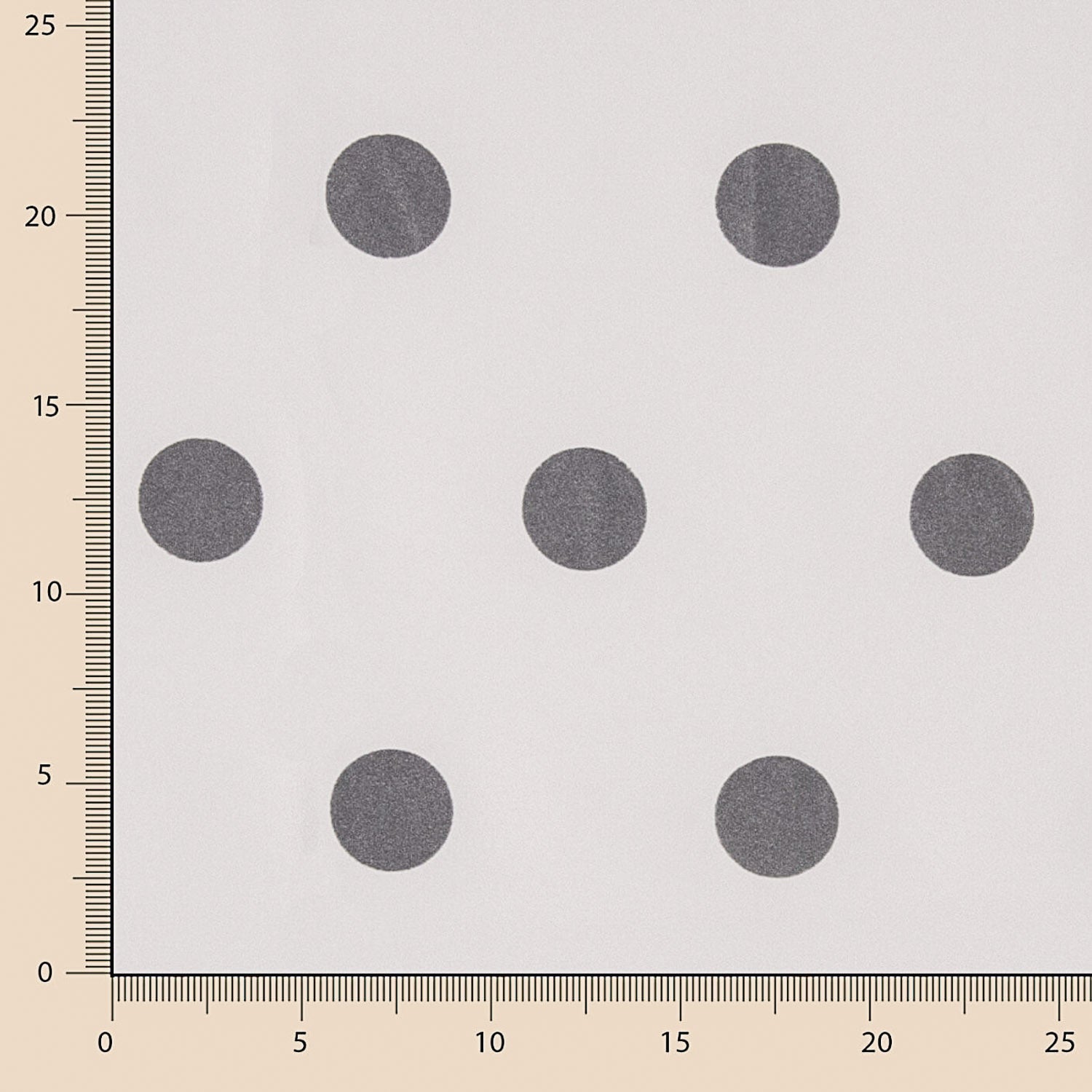 Fama Lunar Grau Beflockt Grau 30mm - Ribes y Casals