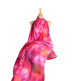 Fuchsia Flash Print Satin - Ribes y Casals