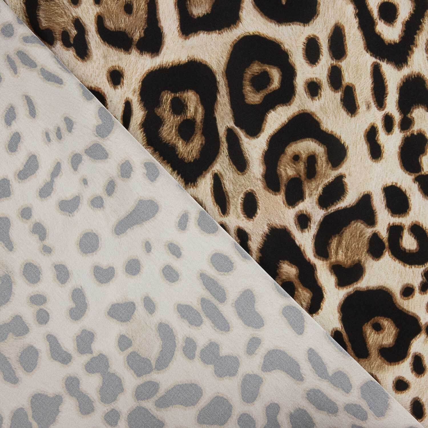 Satin Polyester Leopard Chic - Ribes y Casals