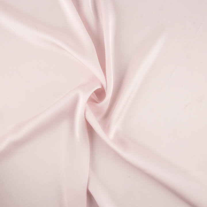 Feiner Satin aus Polyester in weichem Rosa - Ribes y Casals