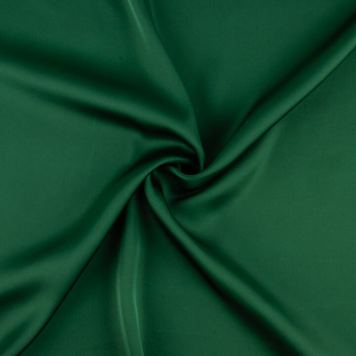 Feiner Polyester-Satin in Flaschengrün - Ribes y Casals